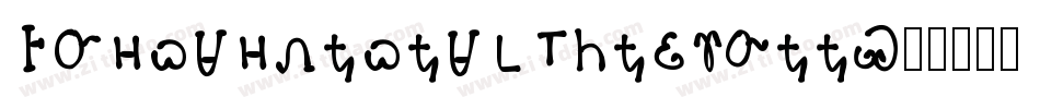 Plantagenet Cherokee字体转换